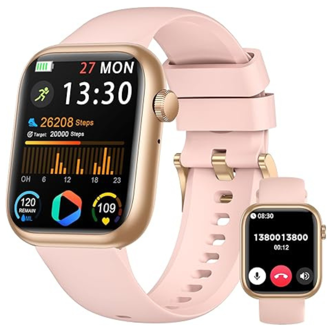 Unisex 1.83" Waterproof Fitness Tracker Smart Watch (Answer/Make Call)