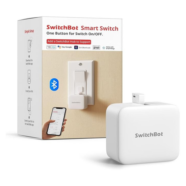 SwitchBot Bluetooth Smart Switch Button Pusher W/ Timer & APP Control