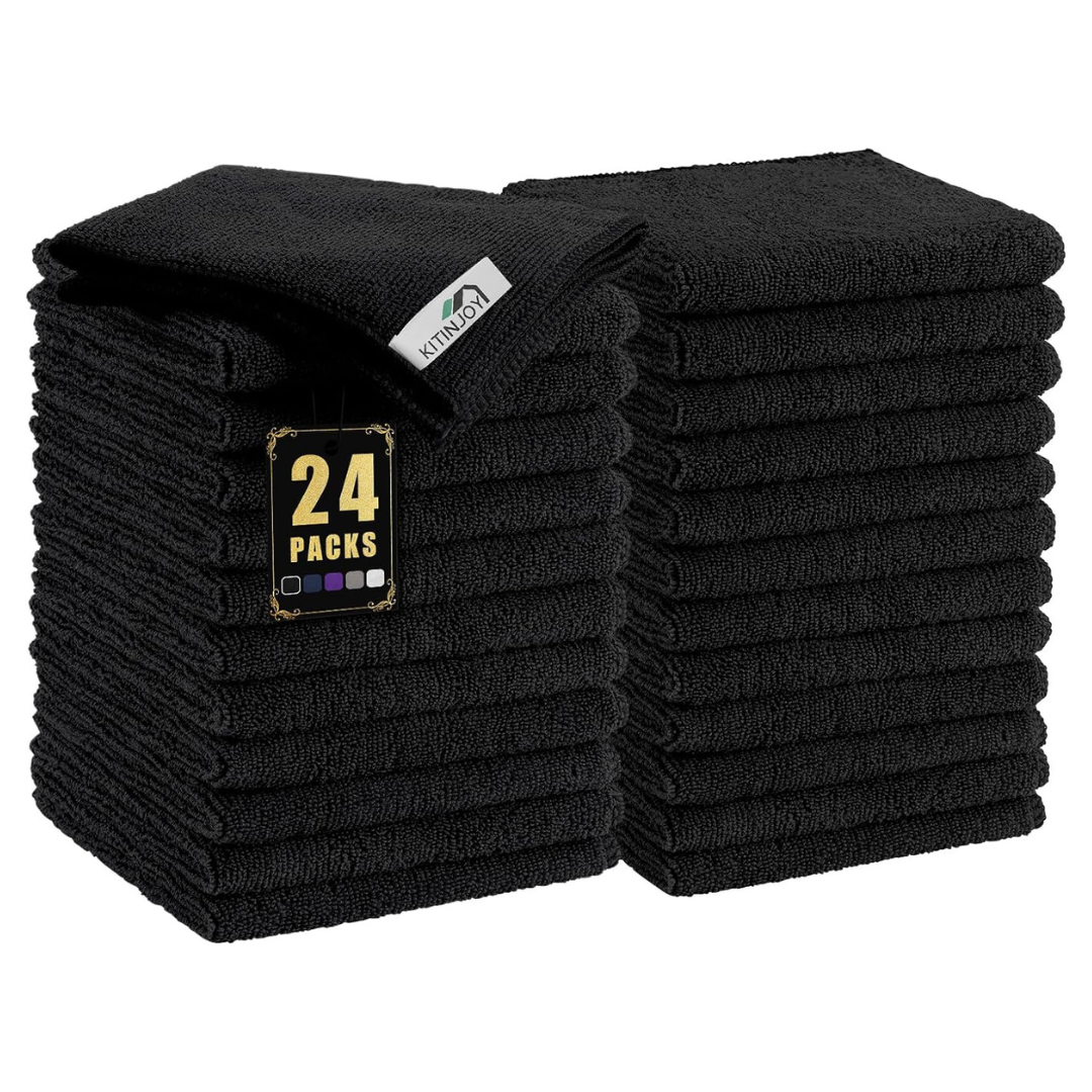 24-Pack Microfiber Cleaning Cloth (12" x 12")