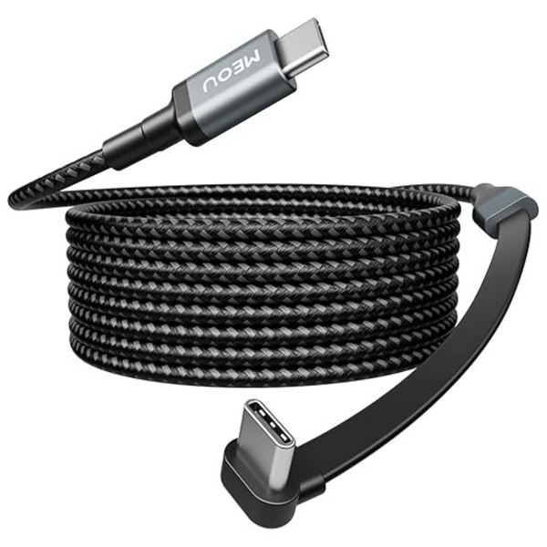 60W 10ft USB-C To USB-C Nylon Braided Fast Charging Cable