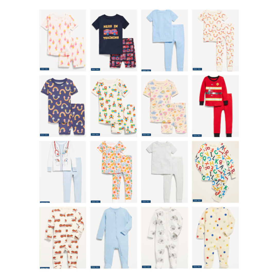 Old Navy: Save 50% On Pajamas: 2 Pc Sets From $7.49, 1 Pc From $6.49!