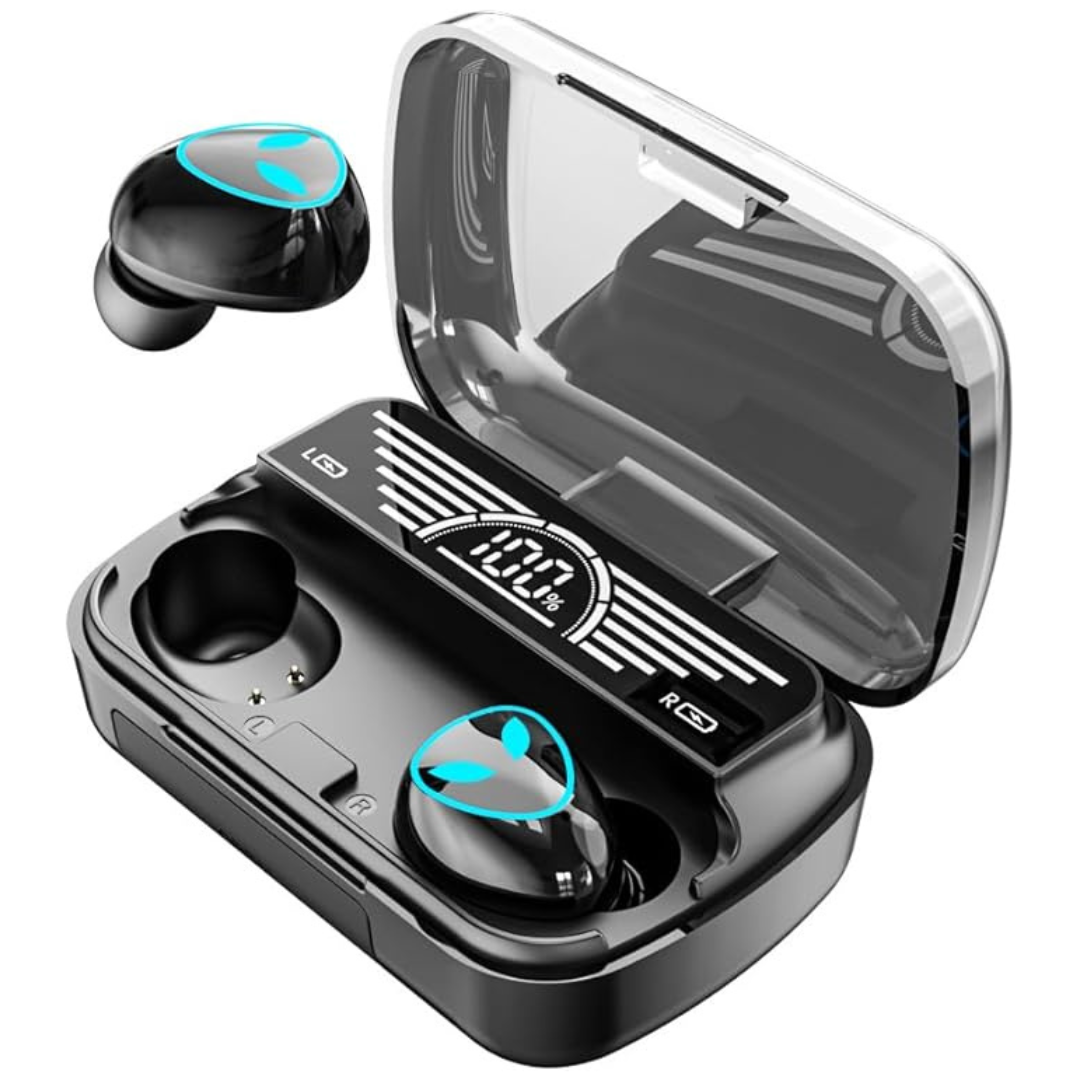 Bmholu Touch Controls Noise Cancelling Bluetooth 5.3 Earbuds