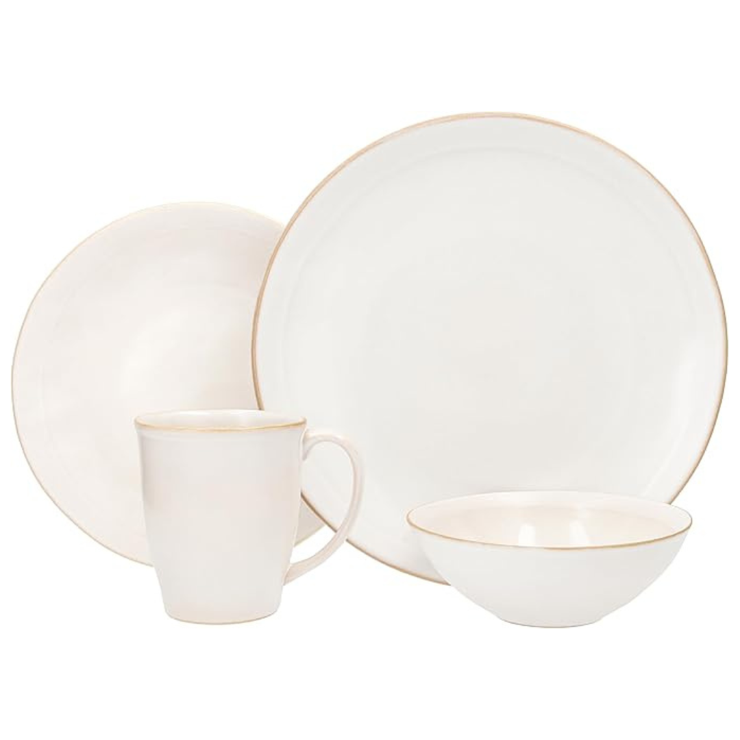 16-Piece Nosse With Fortessa Bordo Stoneware Dinnerware Set