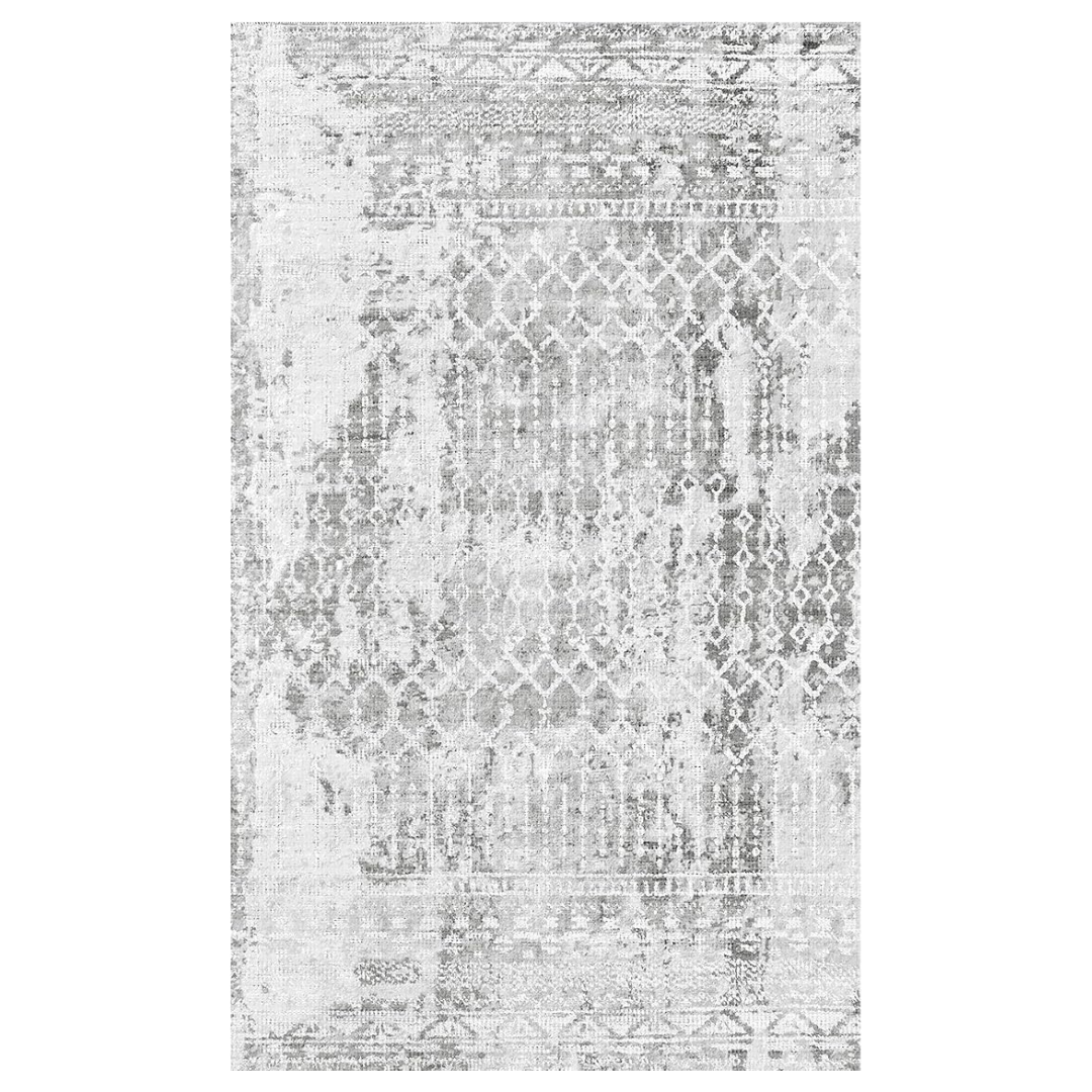 5x7 Ft Washable Moroccan Bohemian Low-Plie Entryway Carpet