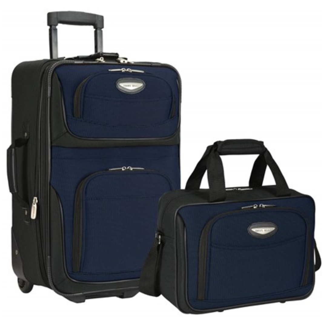 2-Piece Travel Select Amsterdam Expandable Rolling Luggage Set (2 Colors)