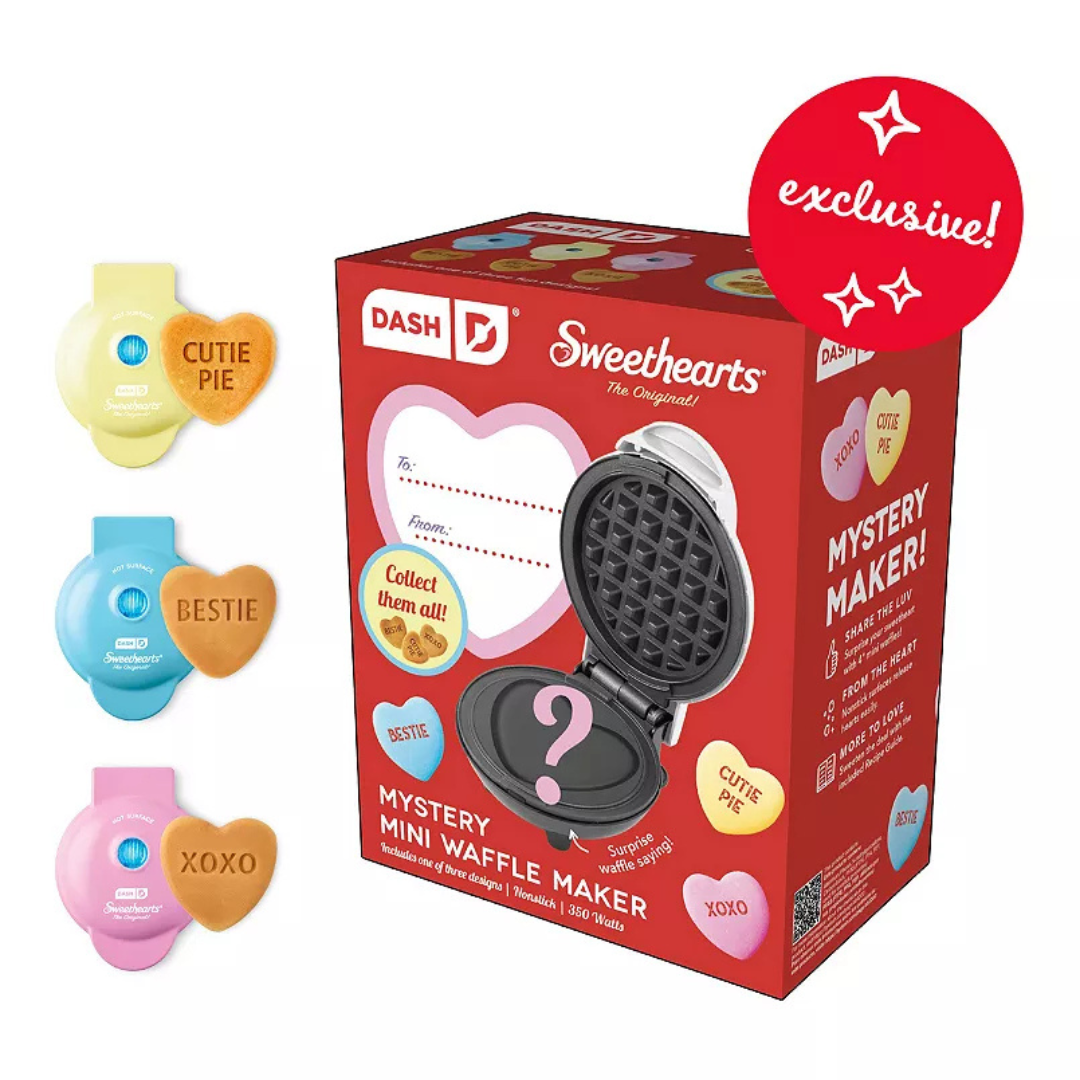 Dash x Sweethearts Mystery Mini Waffle Maker