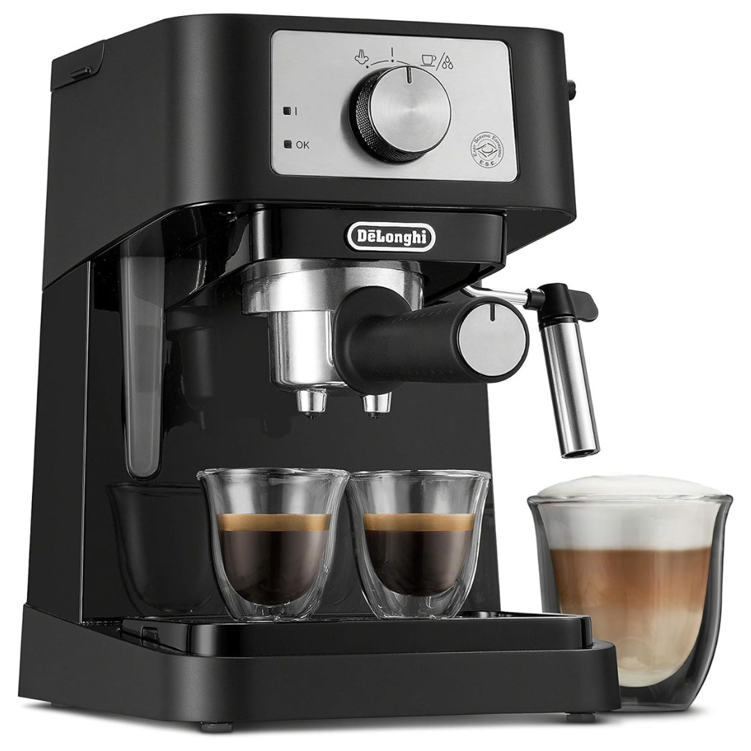 De'Longhi Stilosa Manual Espresso Machine, Latte & Cappuccino Maker