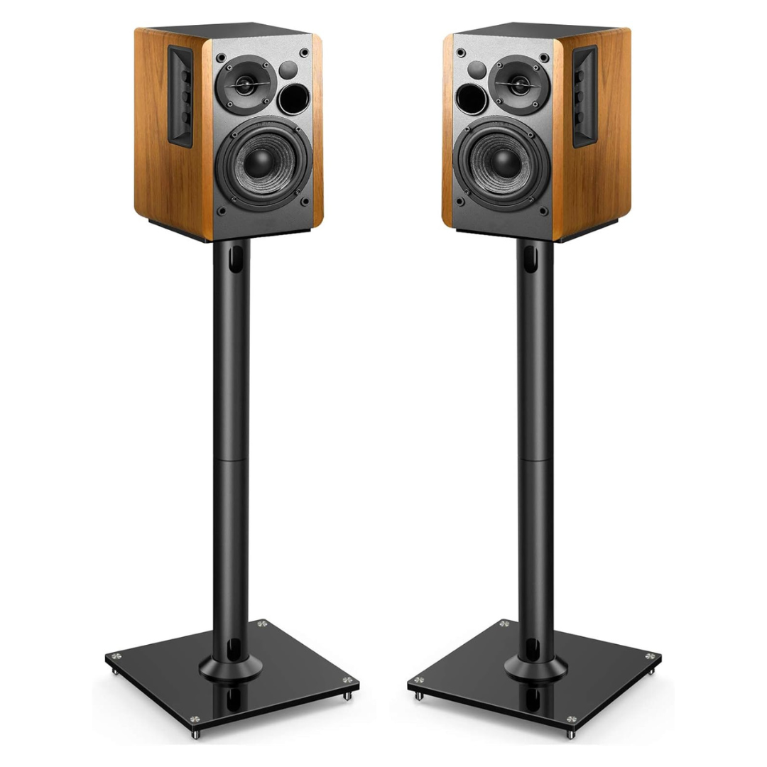 Perlesmith Universal Floor Speaker Stands (28", Pair)