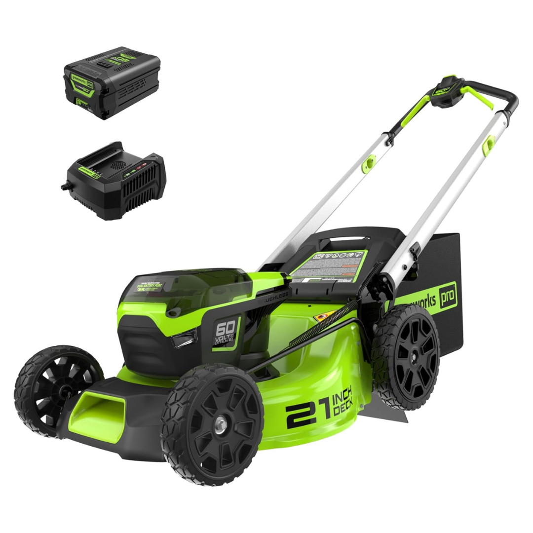 Greenworks 60V 21'' Cordless Push Lawn Mower