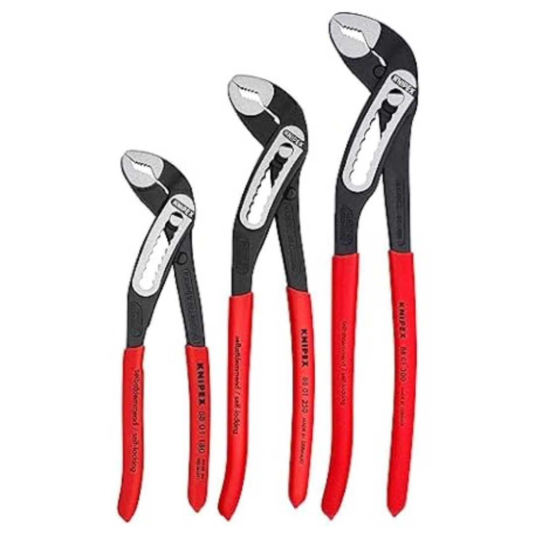 Knipex 3-Piece Alligator Pliers Set (7", 10", & 12")