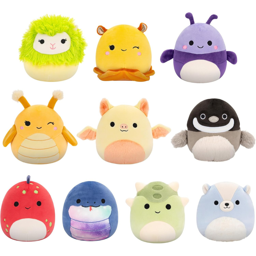 10-Pack Squishmallows Original 5" Jazwares Plush (Little)