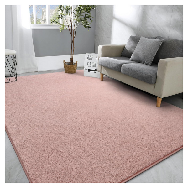 5x8 ft Large Solid Fluffy Super Soft Memory-Foam Rugs