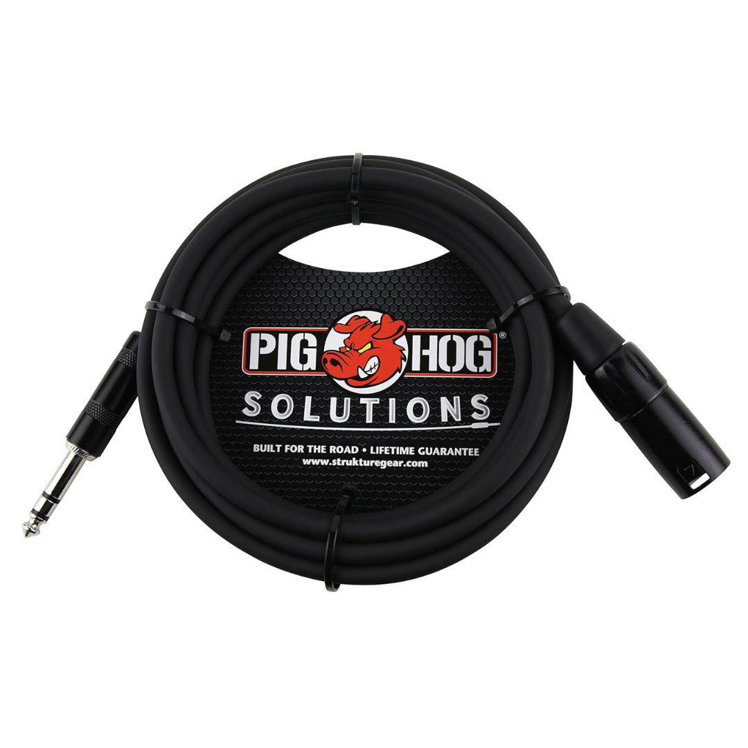 25-Ft 1/4" TRS to XLR Balance Adaptor Cable