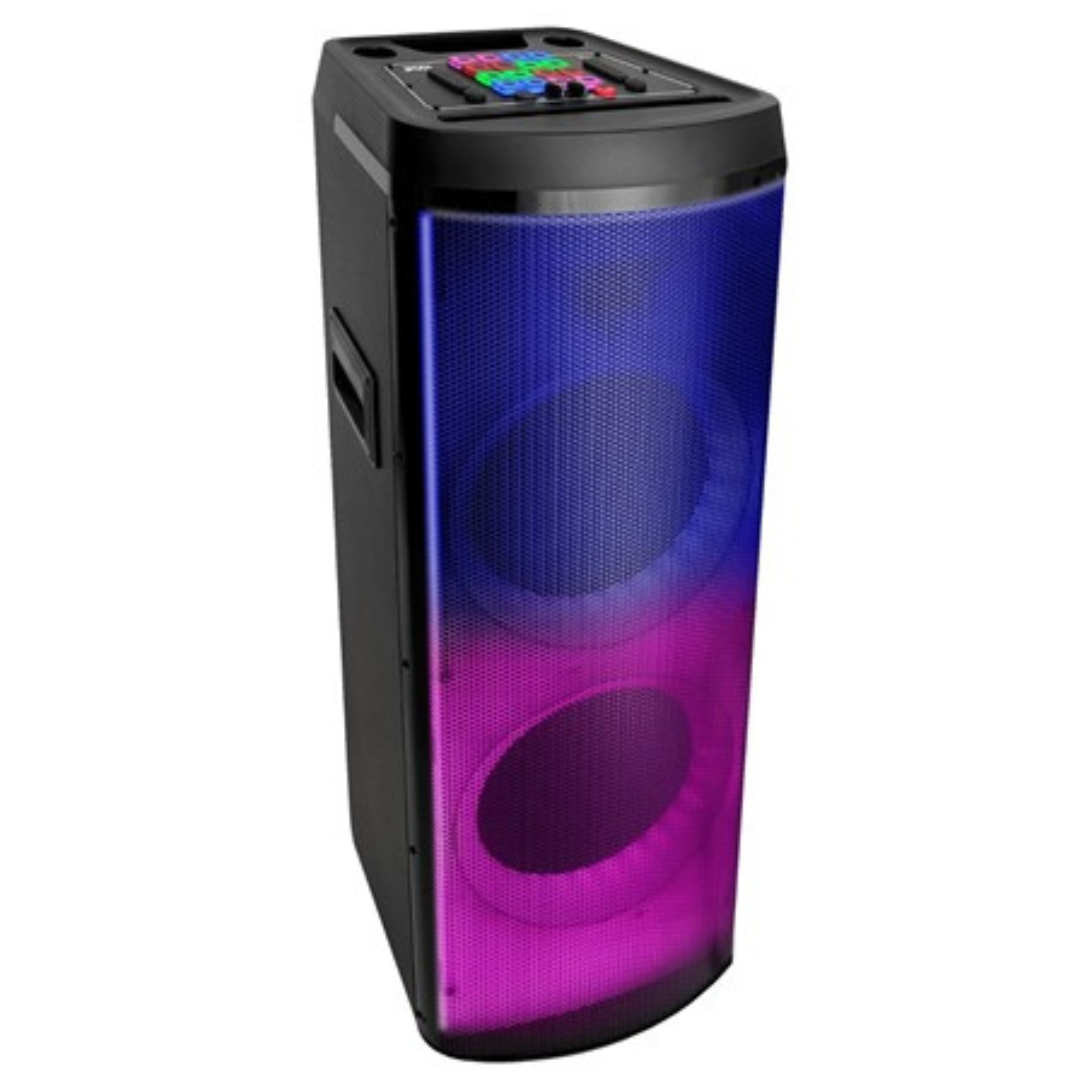 Pyle 600W Dual 12" Bluetooth Portable PA Party Speaker