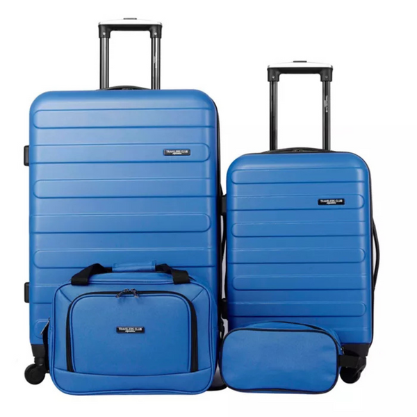 4-Piece Travelers Club Austin Hardside Luggage Set (Various Colors)