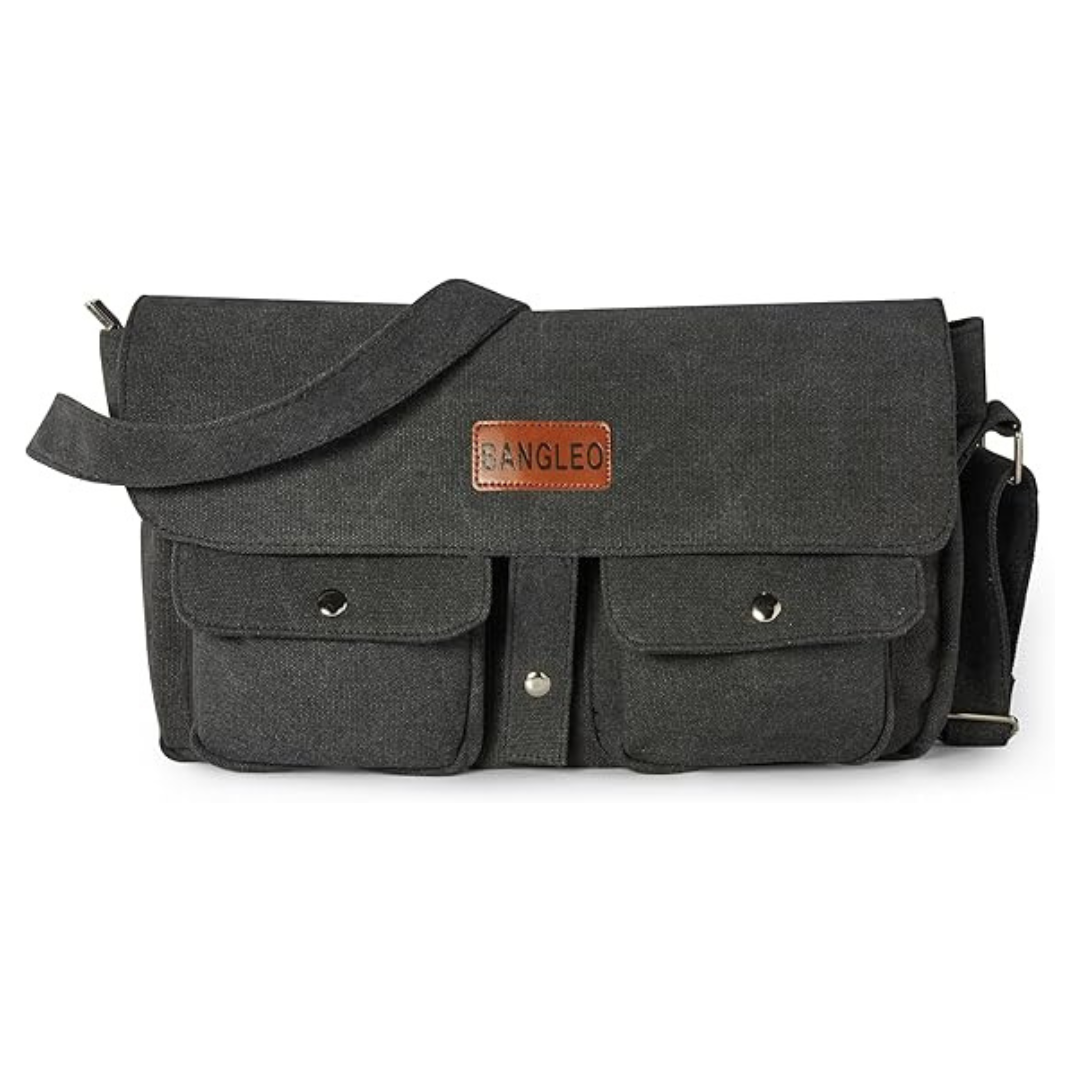 Classic Vintage Canvas Messenger Bag