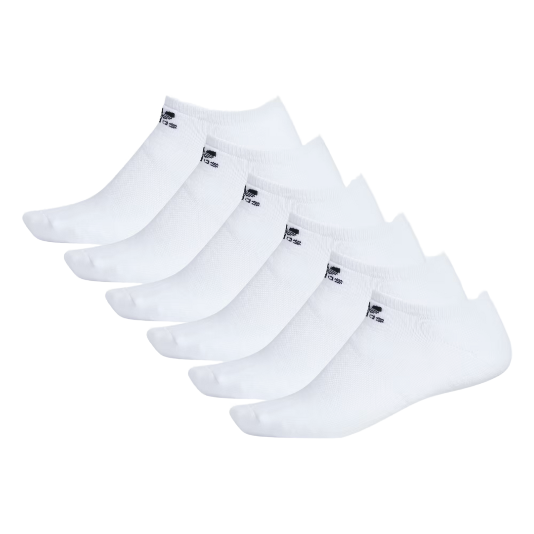 6-Pair adidas Originals Trefoil No Show Socks