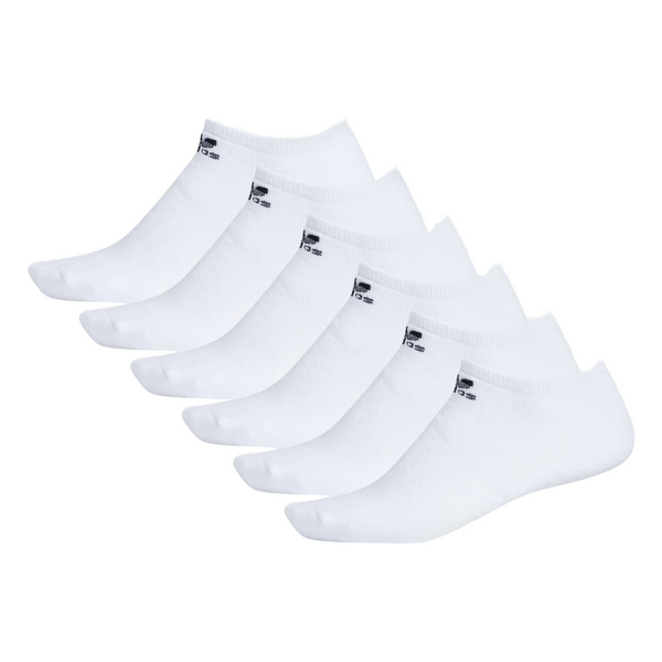 6-Pair adidas Originals Trefoil No Show Socks