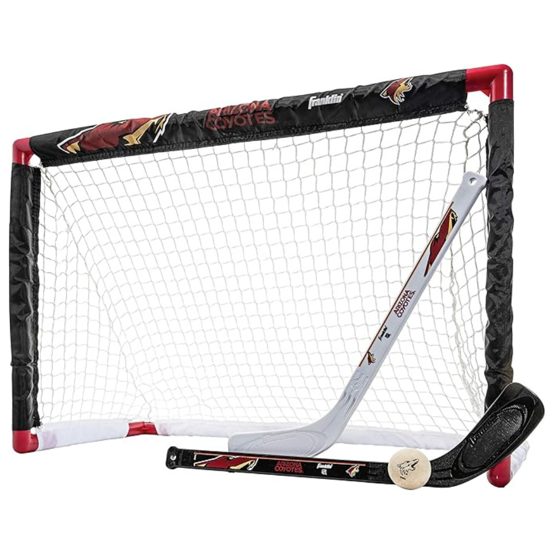 Franklin Sports NHL Arizona Coyotes Mini Hockey Set