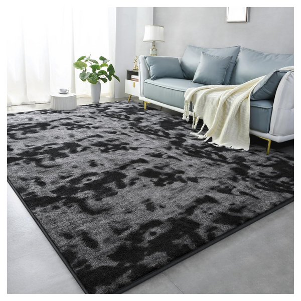 4x6 ft Soft Tie-Dyed Dark Thicken Memory Foam Large Rug