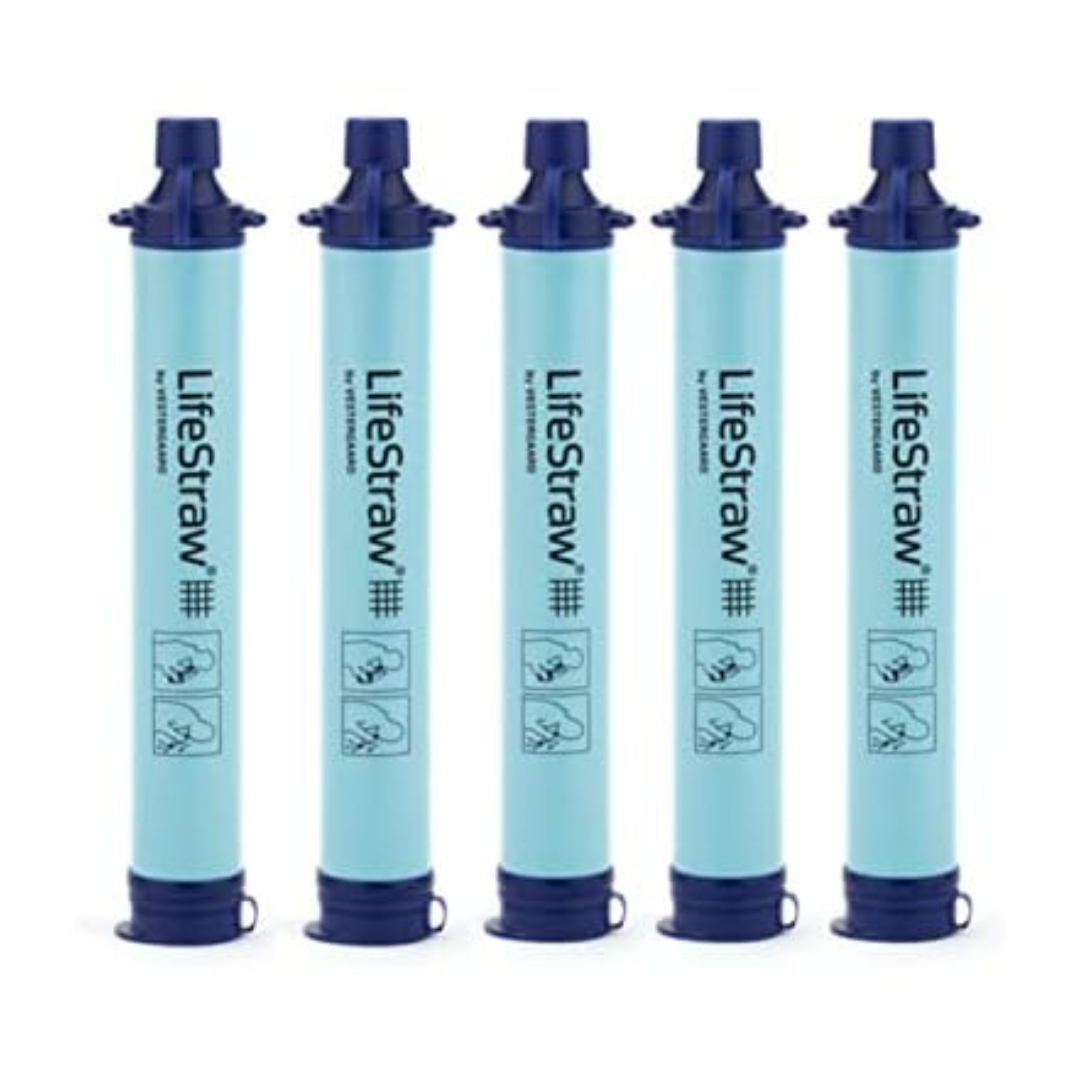 5-Pack Lifestraw Personal Water Filter