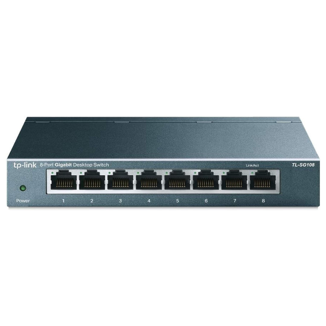 TP-Link TL-SG108 8-Port Unmanaged Gigabit Desktop Switch