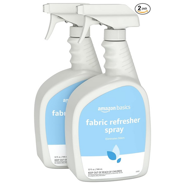 2-Pack Amazon Basics Fabric Refresher Spray, Fresh Scent (32 fl oz)