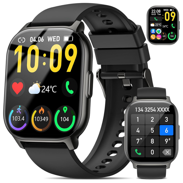 2.1" IP68 Fitness Tracker Smart Watch (Answer/Make Call)