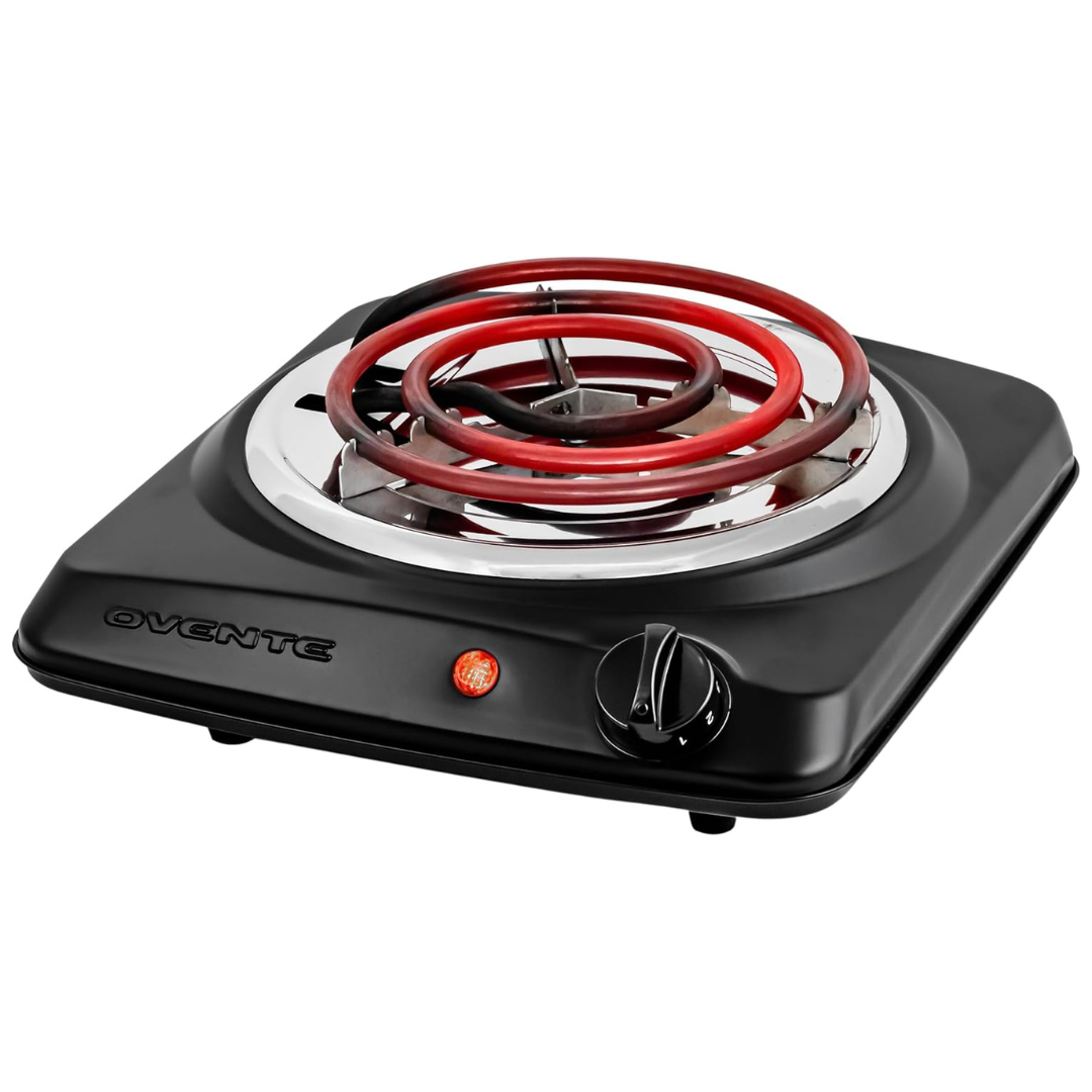 1000W Electric Countertop Single Burner with 6" Coil Hot Plate