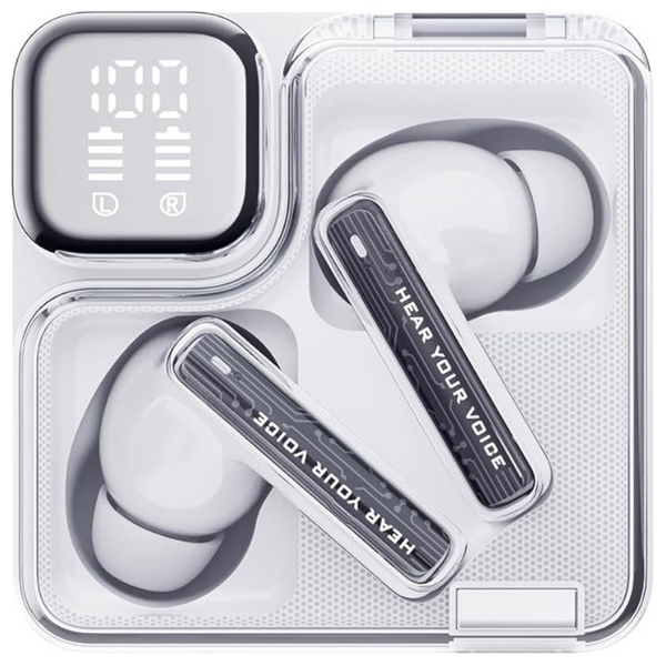 5.3 Bluetooth Ear Buds with 4 Mics & 4H Playtime