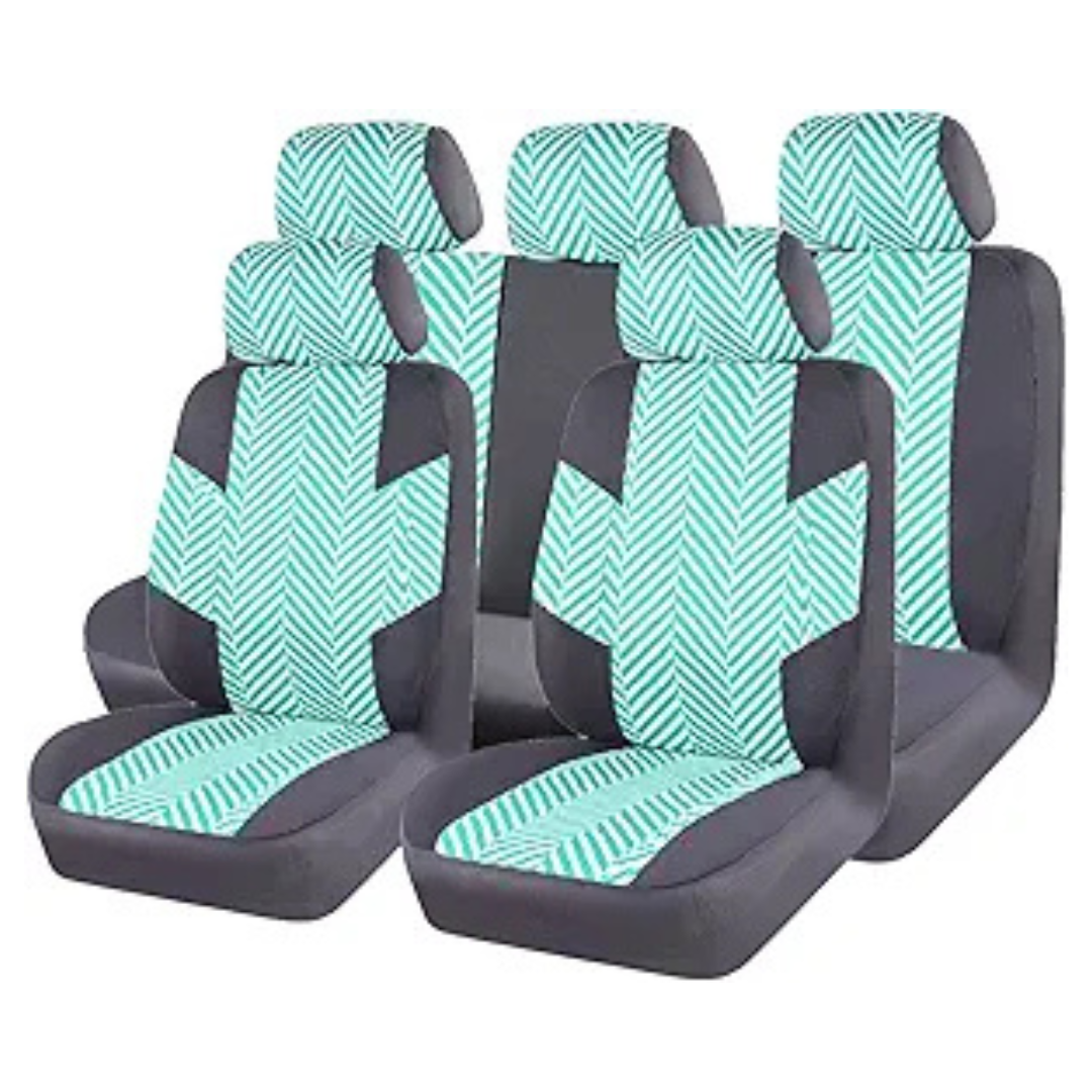 Car Pass Homestyle Linen Car Seat Covers Full Set