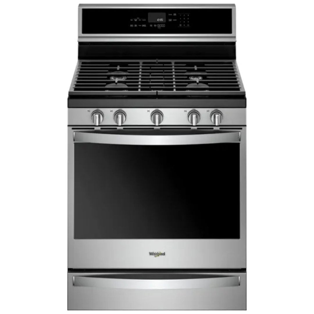 Whirlpool 5.8 Cu. Ft. Smart Freestanding Gas Range With EZ-2-Lift Grates