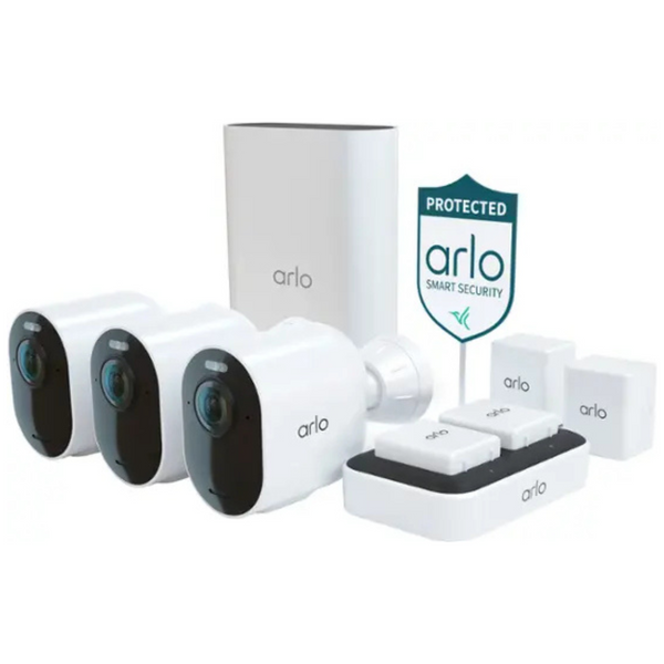 Arlo Ultra 2 Spotlight 3-Camera Wireless 4K Security System