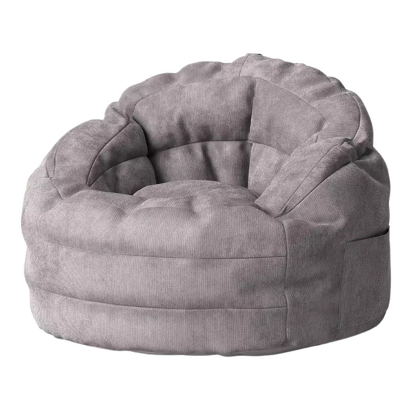 Pillowfort Settle In Bean Bag Chair (Gray) [Open Box]