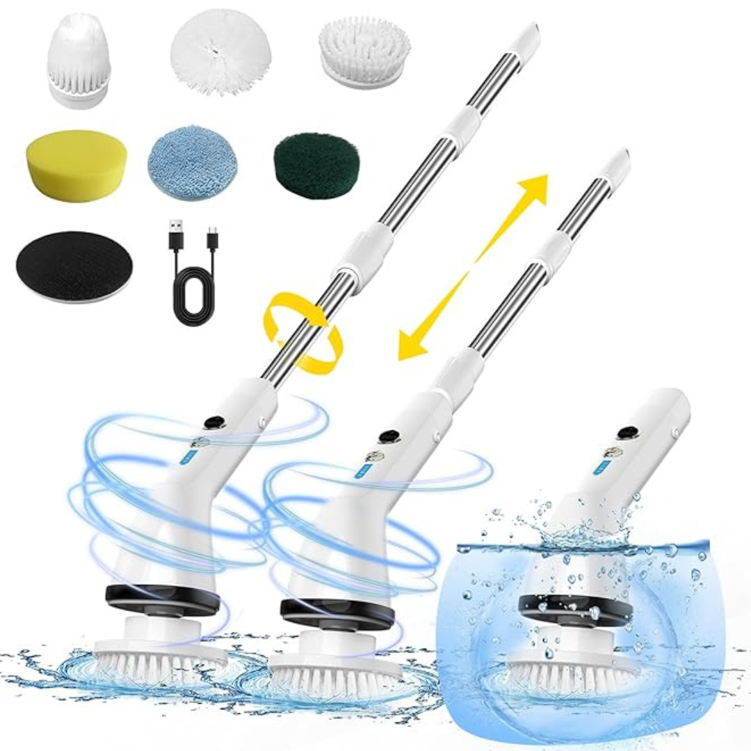 Electric Spin Scrubber Rechargeable Cleaning Brush