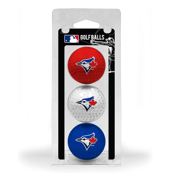 Team Golf MLB Toronto Blue Jays 3 Golf Ball Pack