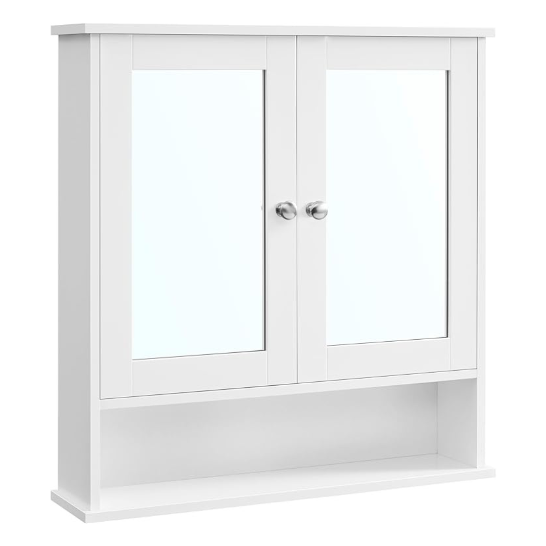 Vasagle Wall-Mounted Bathroom Cabinet With Mirror