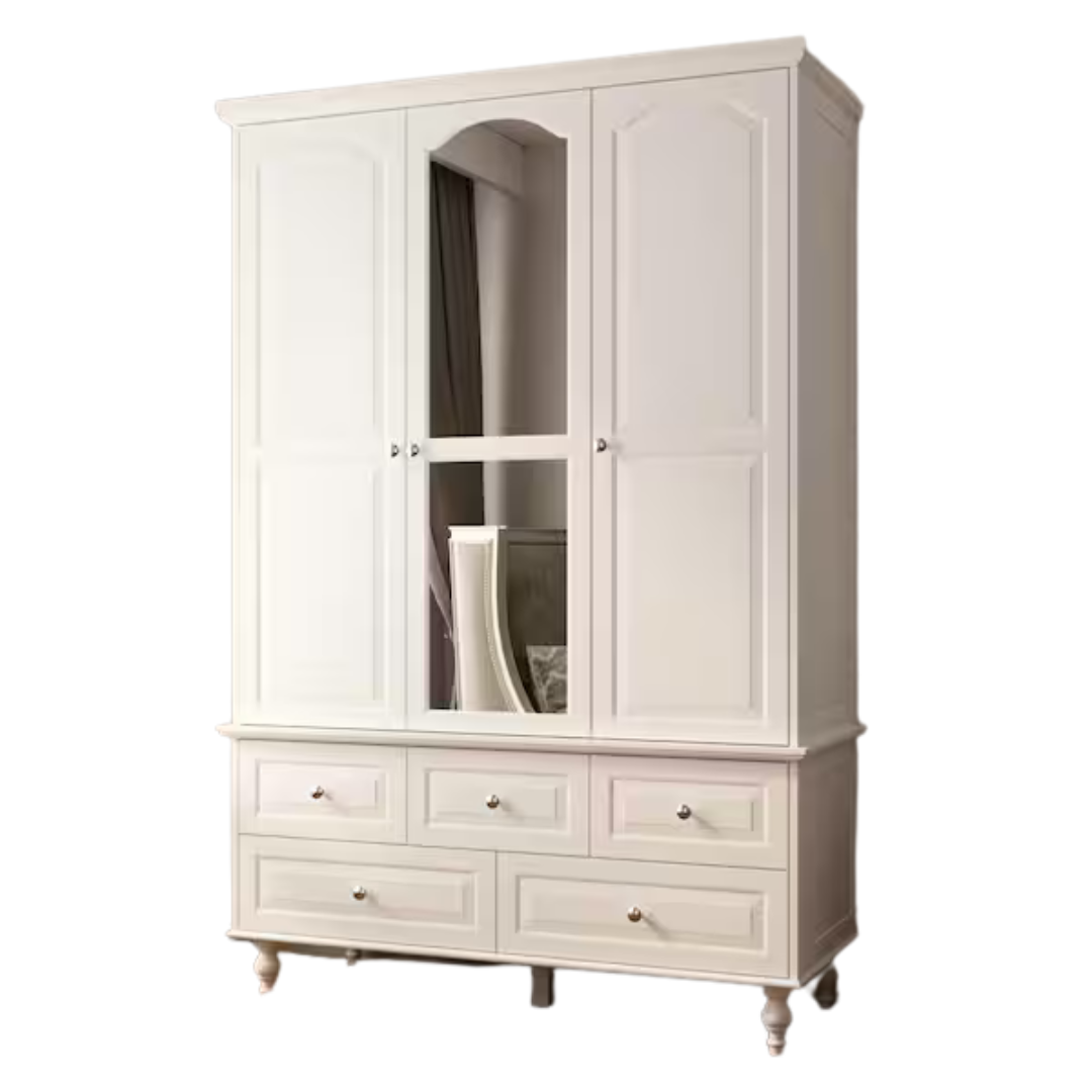 Wardrobe Armoire With Mirror