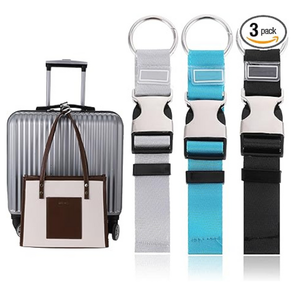 3 Pcs Heavy Duty Luggage Straps