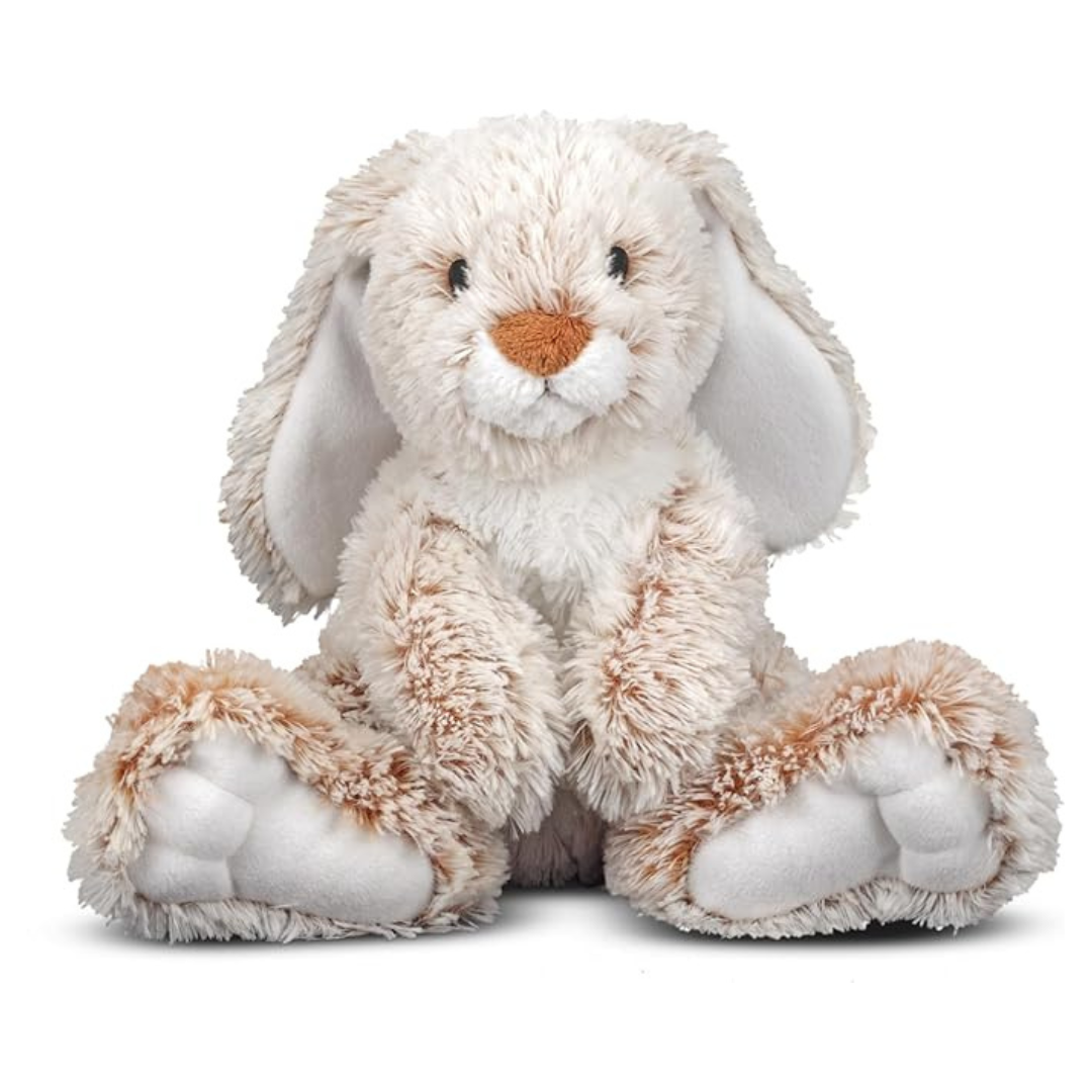 Melissa & Doug 9" Burrow Bunny Rabbit Stuffed Animal