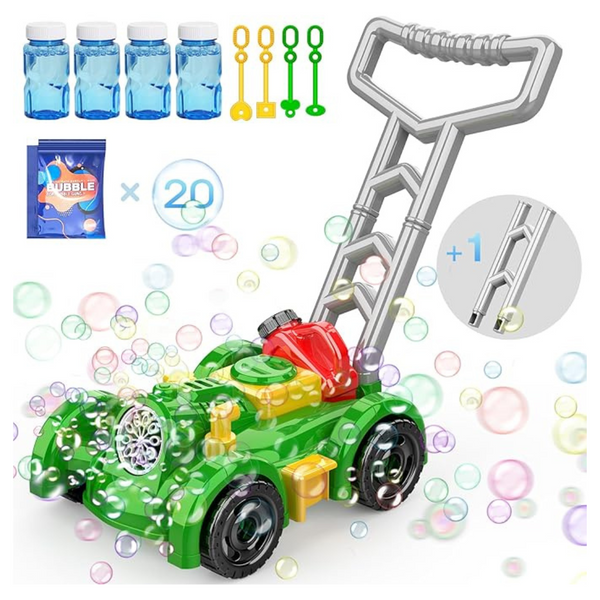 Bubble Machine Lawn Mower Toddler Toys