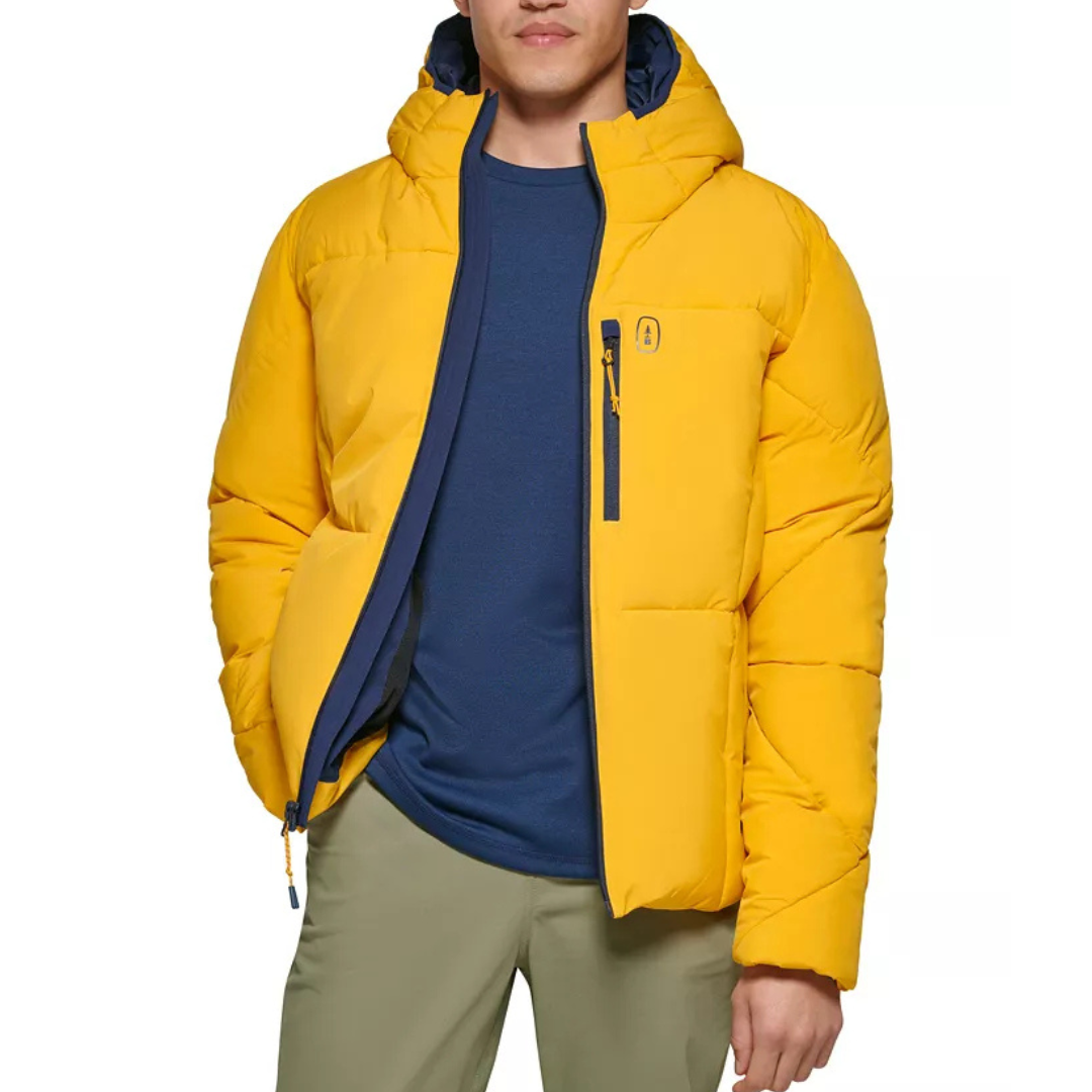 Bass Outdoor Men's Quilted Glacier Hiking Puffer (6 Colors)