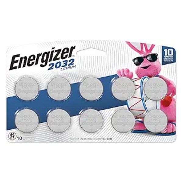 10-Pack Energizer 3V Lithium Coin Batteries