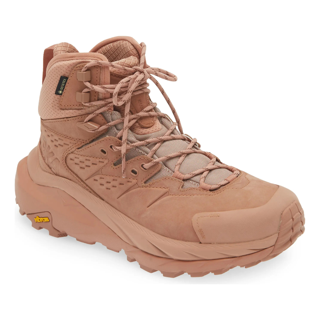 HOKA Women's Kaha 2 GTX Waterproof Hiking Boot (Cork / Cappuccino)