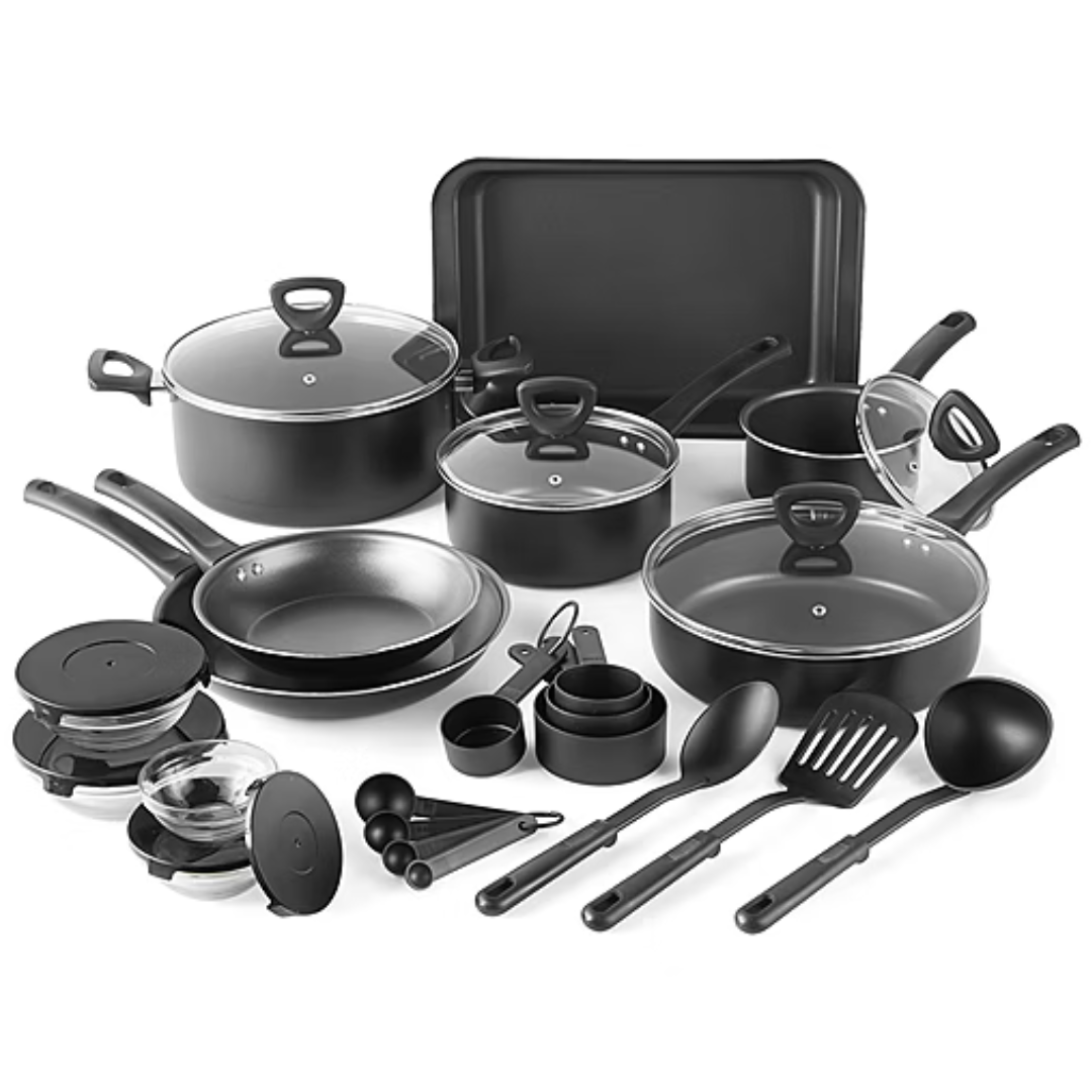 Cooks 30-Piece Aluminum Non-Stick Cookware Set