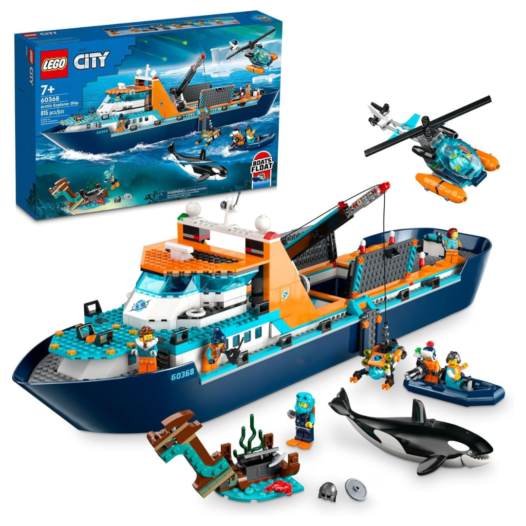 LEGO City Arctic Explorer Ship 60368 Building Toy Set