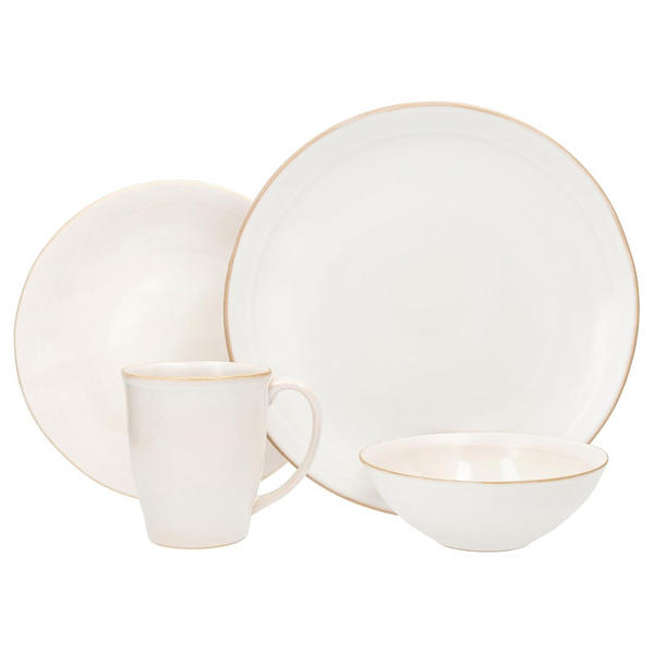 16-Piece Nosse With Fortessa Bordo Stoneware Dinnerware Set