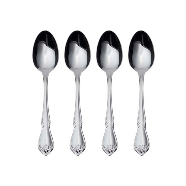 Oneida 4-Piece True Rose Everyday Flatware Teaspoons