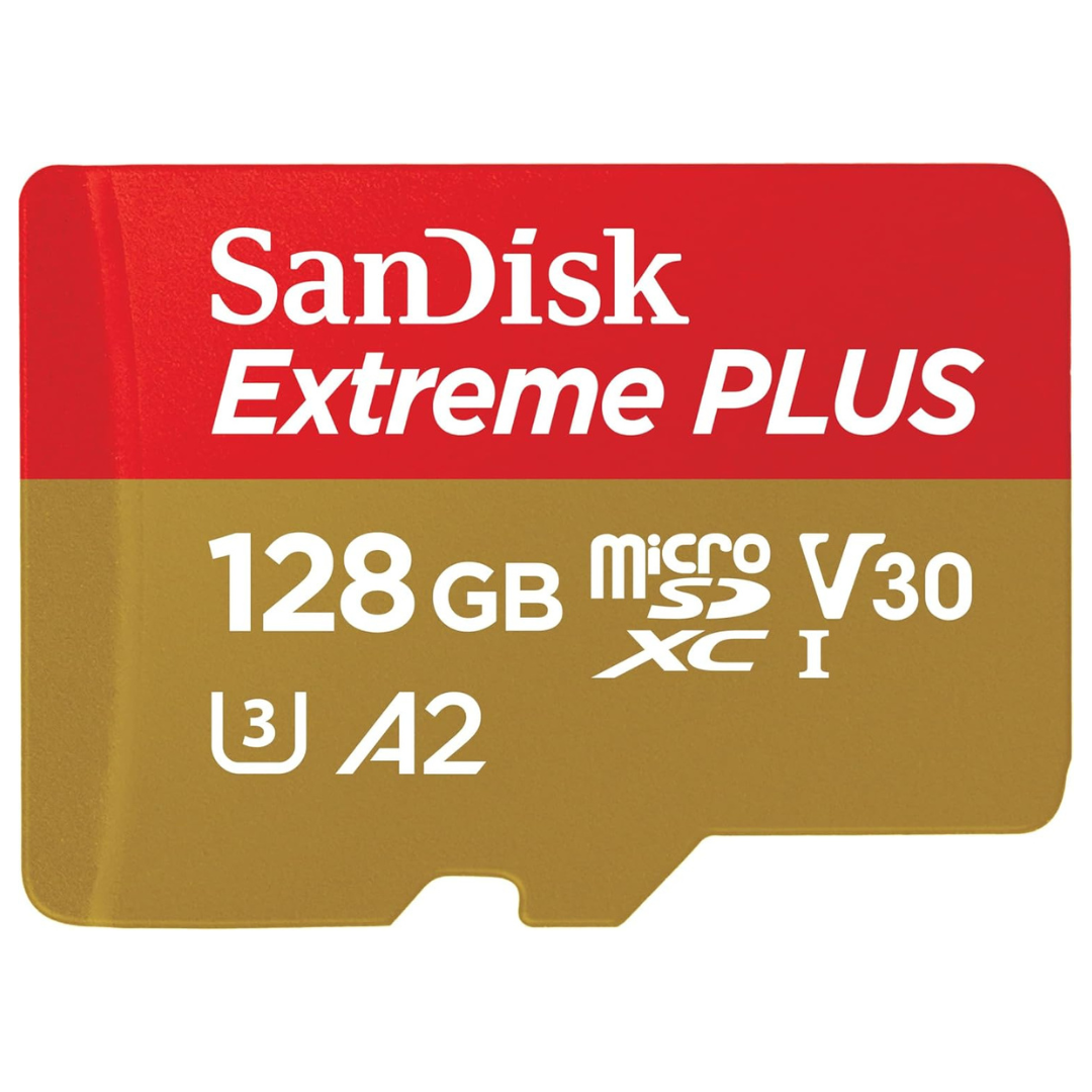 SanDisk Extreme PLUS 128GB microSDXC Memory Card