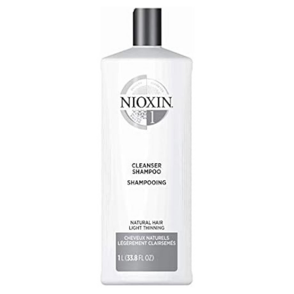 Nioxin System 1 For Natural Hair With Light Thinning Cleanser Shampoo